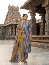 HANDLOOM IKKAT COTTON SALWAR SETS / 0111