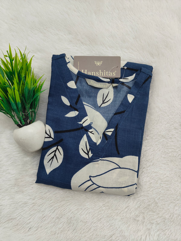 LINEN SLUB COTTON KURTIS 0445