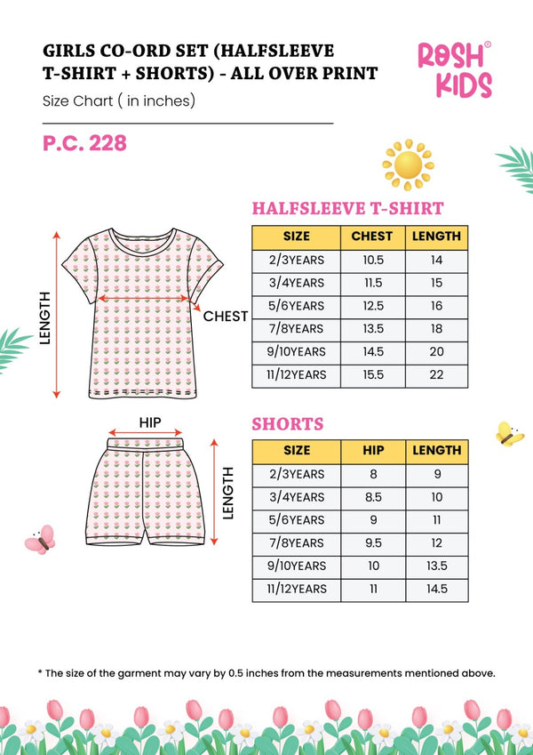 KIDS GIRLS TSHIRT + SHORTS SETS