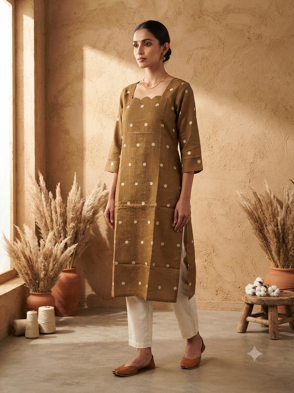 RAW SILK KURTIS 0609