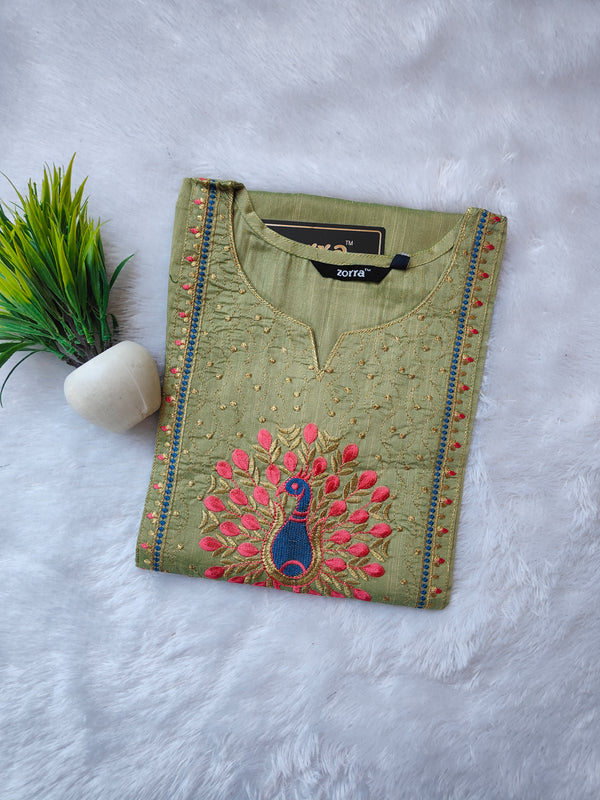 EMBRODIERY OFFICE /COLLEGE WEAR KURTIS 0456