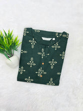PREMIUM COTTON KURTIS GREEN 0642