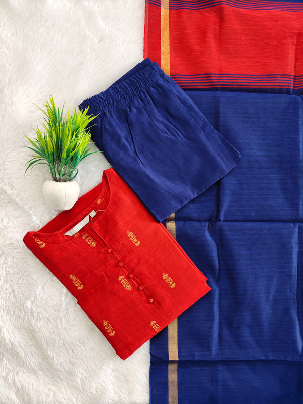 PREMIUM DUPION RAW SILK SALWAR SETS 2222