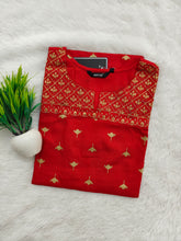 EMBROIDERY OFFICE/ COLLEGE WEAR KURTIS 0456