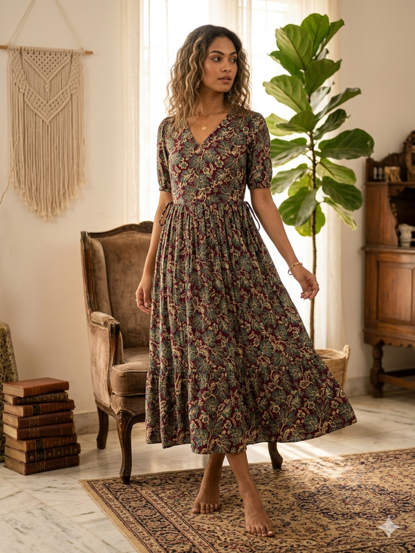 COTTON MAXI DRESS 0550