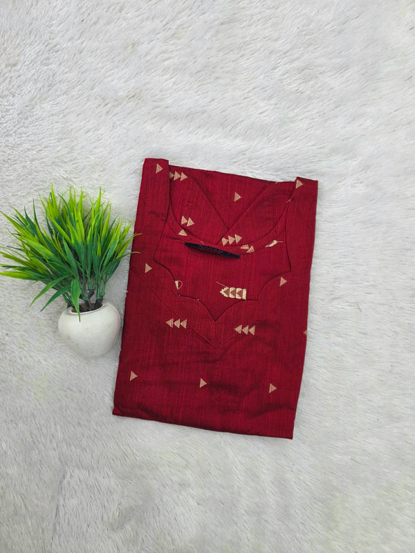 RAW SILK KURTIS 0609