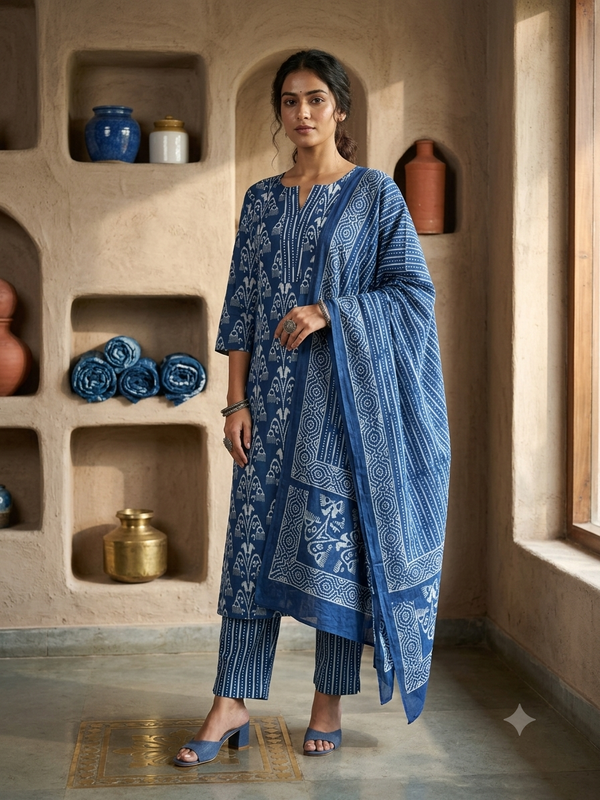 60*60 COTTON SALWAR SETS 0597
