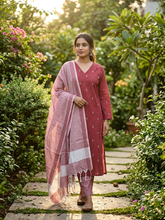 SOUTH COTTON CHECKED SALWAR SETS 0660