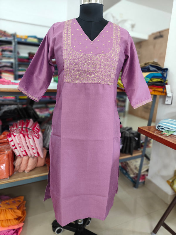 PREMIUM FESTIVE WEAR VATICAN SILK KURTIS 0498