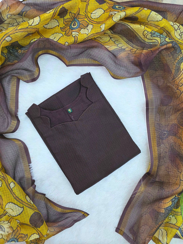 PREMIUM KOTA DORIA KURTI WITH DUPATTA SET 0636