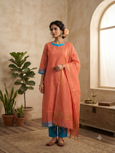 TRADITIONAL HANDLOOM SILK SALWAR SETS 0611