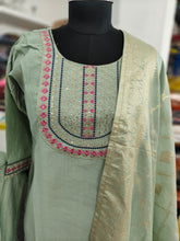 PREMIUM VATICAN SILK SALWAR SET WITH BANARASI DUPPATTA 0495