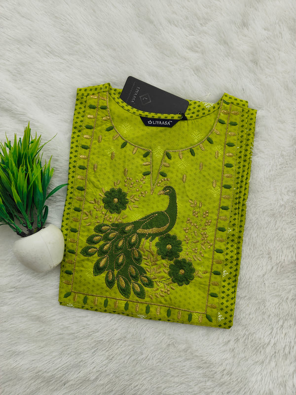 EMBROIDERY OFFICE/ COLLEGE WEAR KURTIS 0456