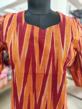 HANDLOOM IKKAT COTTON KURTIS 0469