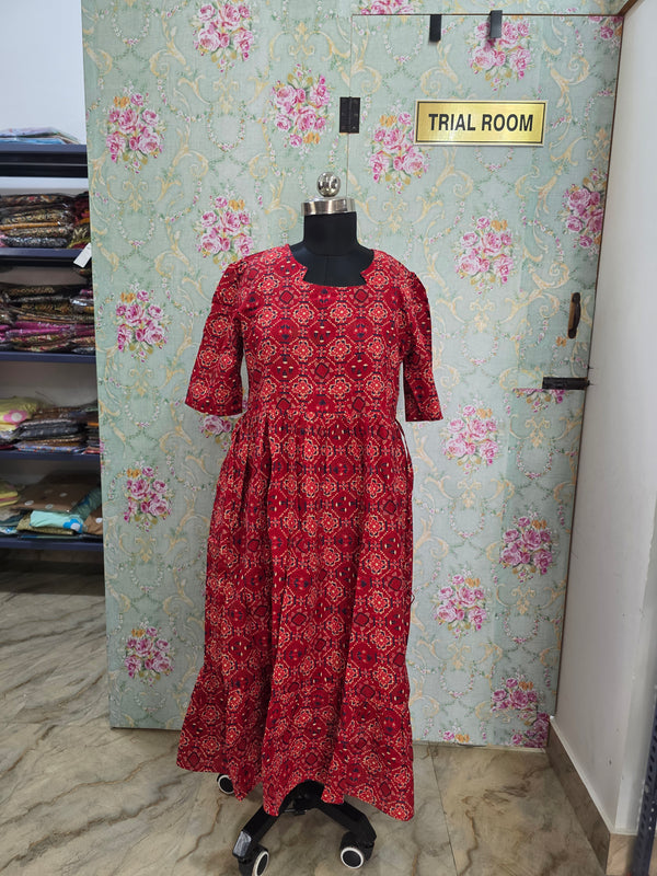COTTON MAXI DRESS 0550