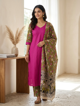 PREMIUM KALAMKARI COTTON SALWAR SETS / 0564