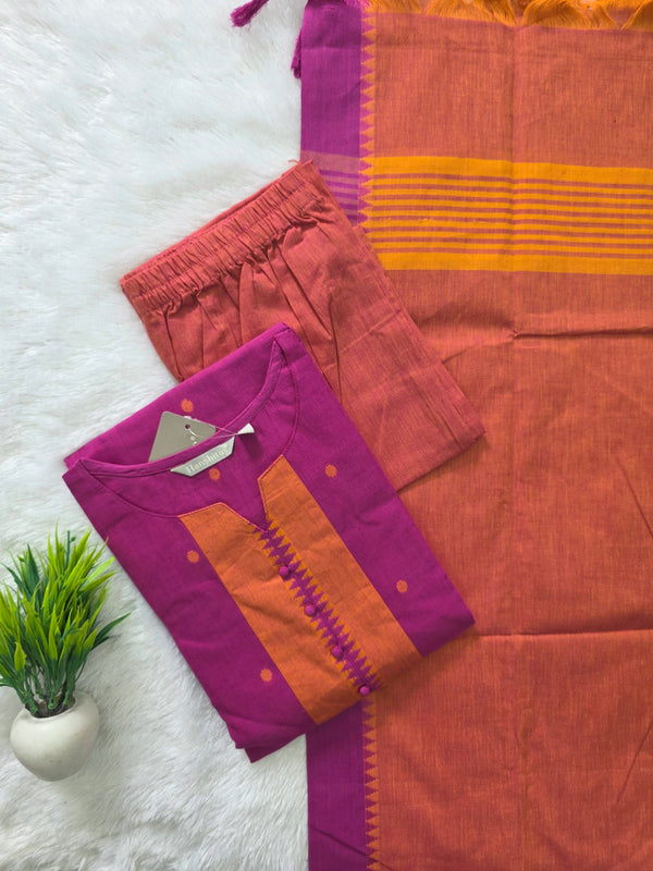 PREMIUM HANDLOOM COTTON SALWAR SETS 0444