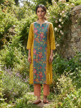 KALAMKARI THEMED BERLIN SILK KURTIS 0615