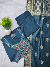 PREMIUM VATICAN SILK SALWAR SET WITH BANARASI DUPPATTA 0495