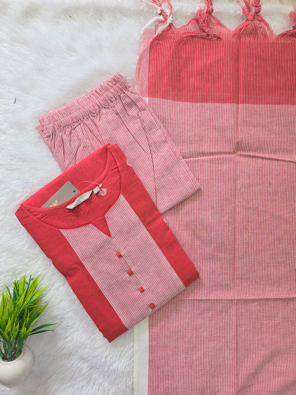 PREMIUM HANDLOOM COTTON SALWAR SETS 0444