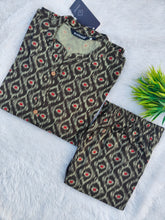 IKKAT AND BATIK PRINTED FLEX COTTON CORD SETS 0510
