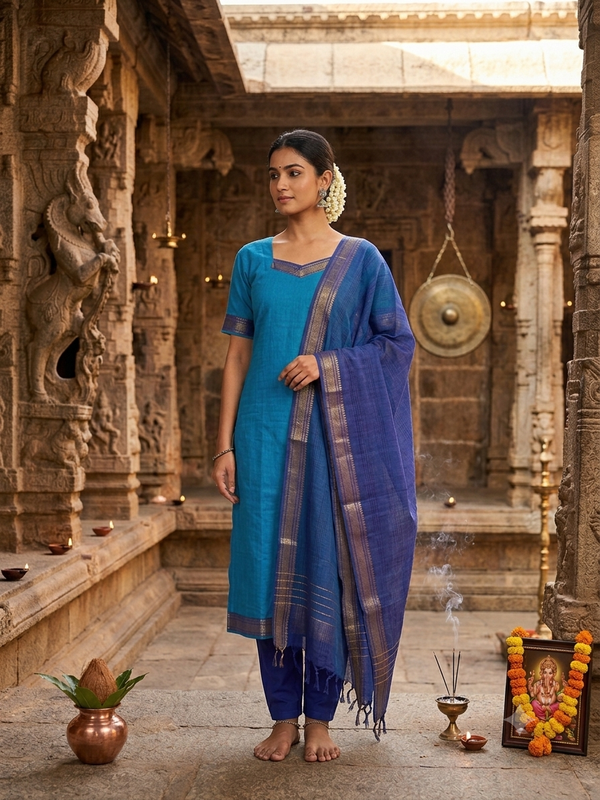 PREMIUM MANGALGIRI COTTON SALWAR SETS 0587