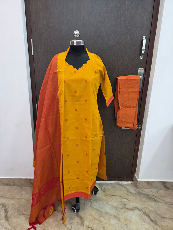 PREMIUM HANDLOOM COTTON SALWAR SETS 0444