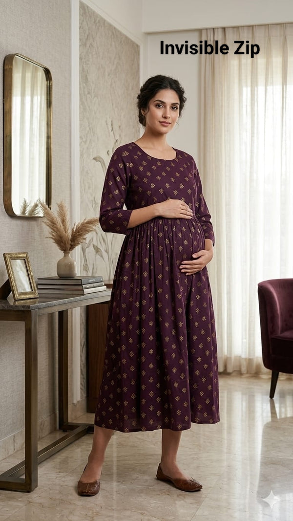 INVISIBLE ZIP FEEDING/ MATERNITY WEAR 0579
