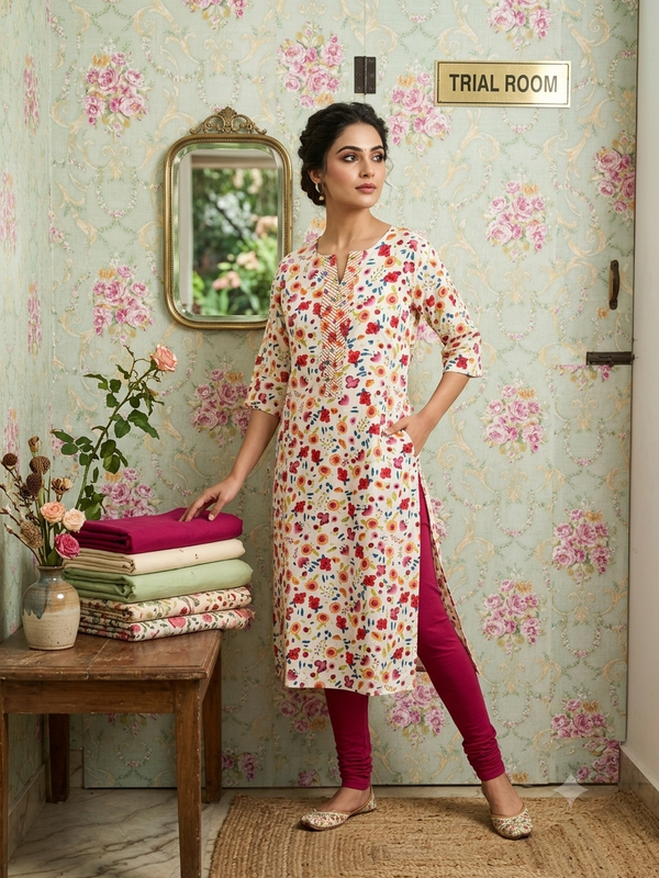 EMBROIDERY OFFICE WEAR KURTIS 0594