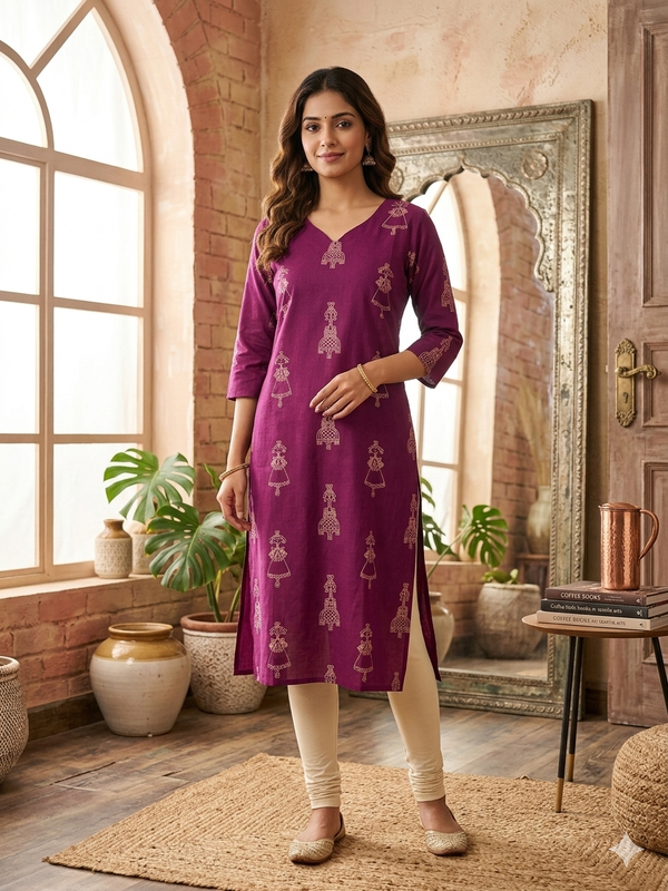 SOFT COTTON KURTIS 0577