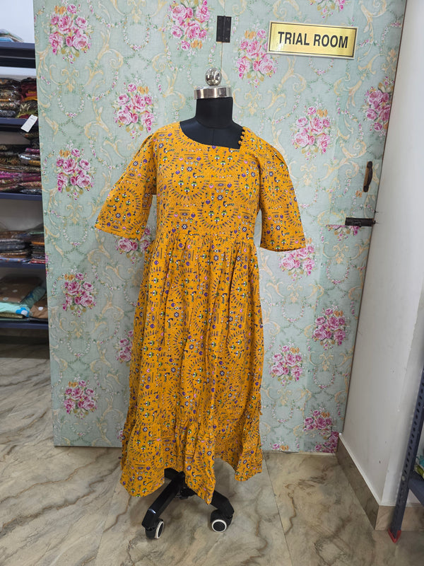 COTTON MAXI DRESS 0550