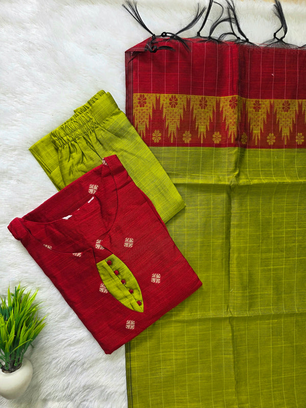 PREMIUM RAW SILK SALWAR SETS 0653