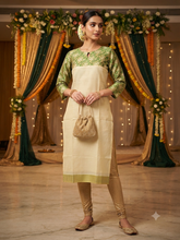 TWO-TONE FESTIVE KURTIS 0626
