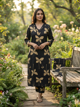 SOFT COTTON CO-ORD SETS BLACK / 0645
