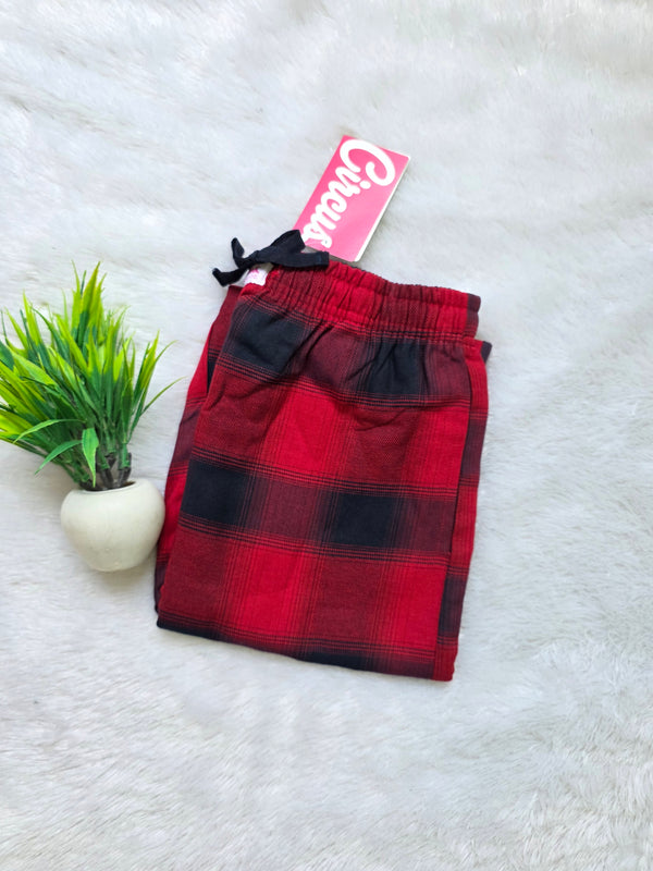 RED & NAVY WOMEN'S PYJAMA PANTS /0558