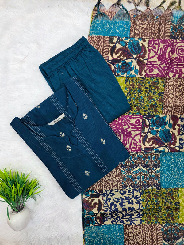 RAW SILK SALWAR SETS 0644