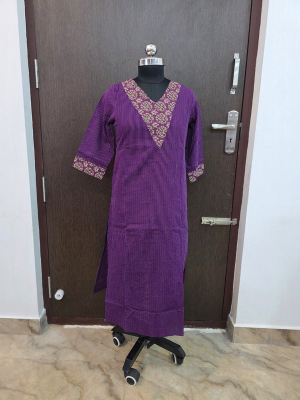 JAIPUR KANTHA COTTON KURTIS 0560