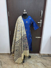 RAW SILK KURTI WITH MADHUBANI DUPATTA 0622