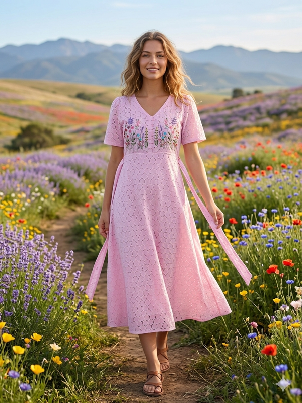 HAKOBA COTTON DRESS 0573