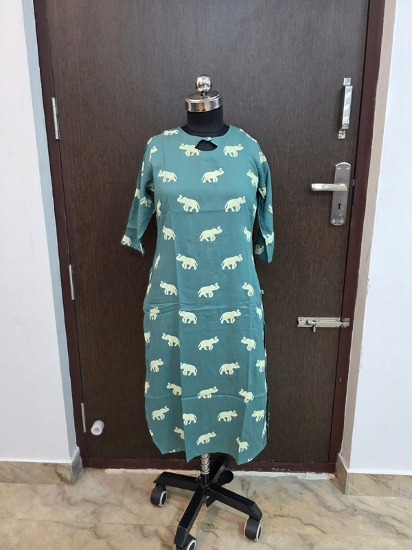BUDGET FRIENDLY OFFICE/DAILY WEAR KURTIS 0580