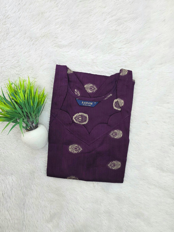 RAW SILK KURTIS 0609