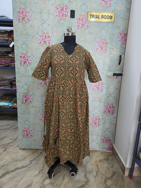COTTON MAXI DRESS 0550