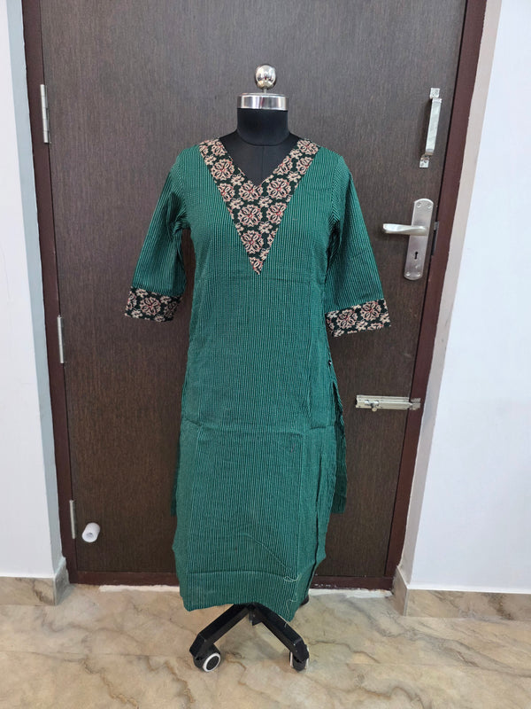 JAIPUR KANTHA COTTON KURTIS 0560