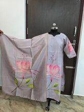 PREMIUM TUSSAR SILK KURTI +DUPPATTA 0569