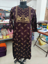 EMBRODIERY OFFICE /COLLEGE WEAR KURTIS 0456