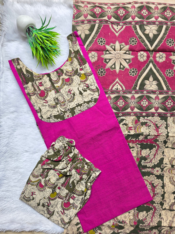 KALAMKARI COTTON SALWAR SETS / 0564