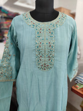 PREMIUM VATICAN ETHNIC SILK KURTI +PANT SETS 0496