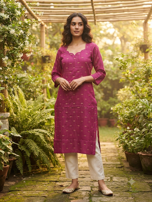 RAW SILK KURTIS 0609