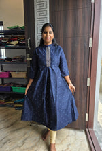 PREMIUM SILK COLLAR NECK UMBRELLA KURTIS 0556