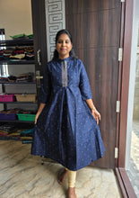 PREMIUM SILK COLLAR NECK UMBRELLA KURTIS 0556